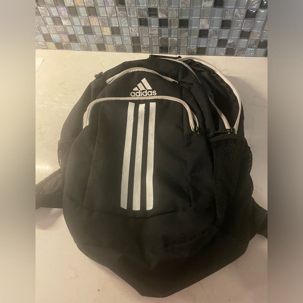 Adidas Backpack-gently used condition-no pulls on some zippers